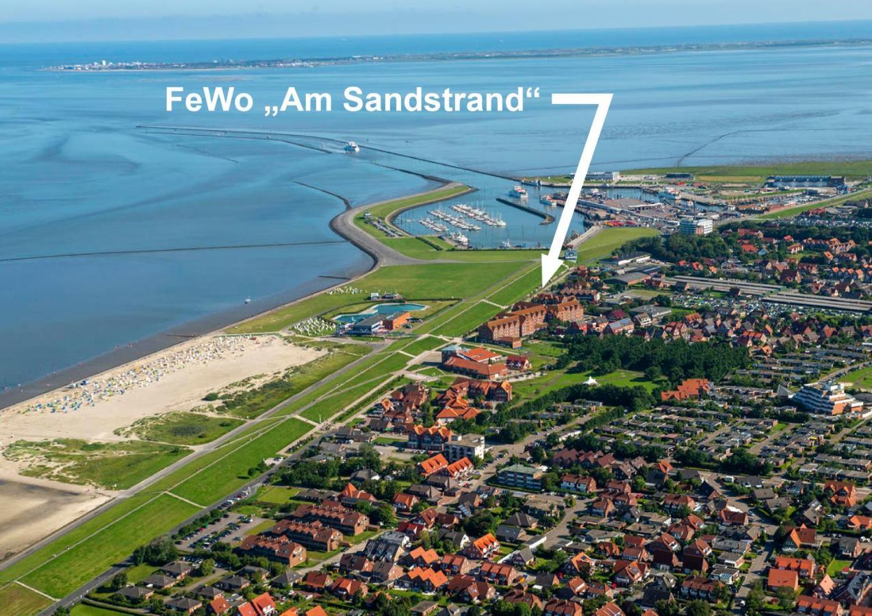 Ferienwohnung Residenz Am Sandstrand Norddeich 노르덴 외부 사진